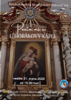 Pouť u Horákovy kaple 31.8. 15:00